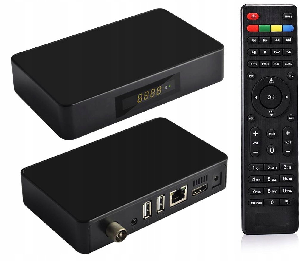 Android Hybryda TV BOX 4K Quad Core DVBT2 1GB/8G 7527633482