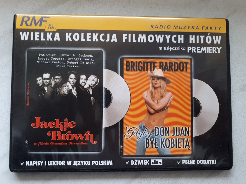 JACKIE BROWN i Gdyby DON JUAN BYŁ KOBIETĄ na DVD!!