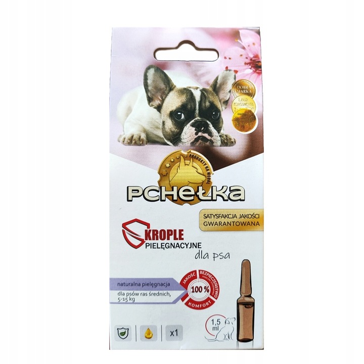 PCHEŁKA Bio krople pies 5-15 kg 1.5 ml