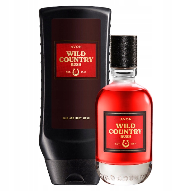 AVON WODA WILD COUNTRY RUSH 75 ML + ŻEL 250 ML