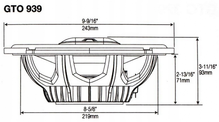 Купить JBL GTO 939 ДИНАМИКИ 6x9 МОЩНОСТЬ 100-300ВТ 3-ПОЛОСНЫЕ: отзывы, фото, характеристики в интерне-магазине Aredi.ru