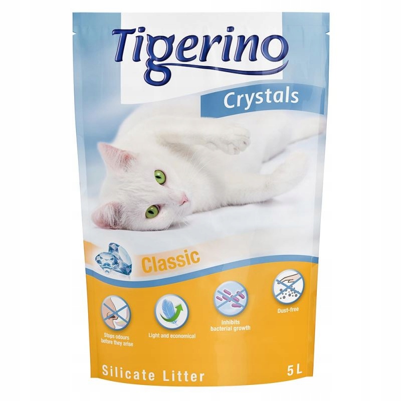 Tigerino Crystals Classic Żwirek silikonowy 6 x5 L