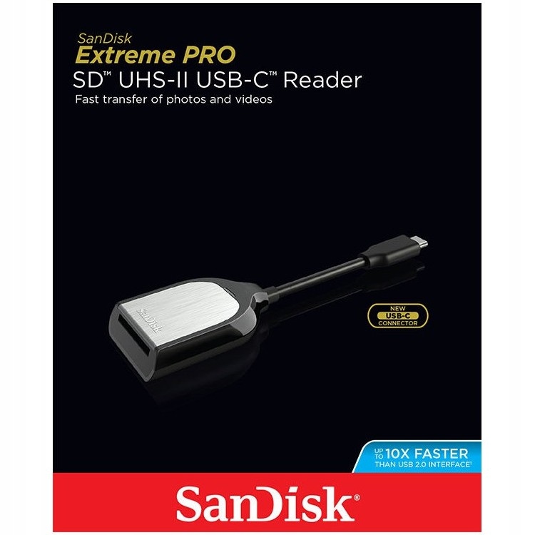 Купить Устройство чтения карт памяти SANDISK Extreme PRO SD UHS-II USB-C: отзывы, фото, характеристики в интерне-магазине Aredi.ru