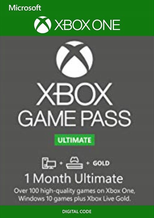 1 Miesiące Game Pass Ultimate - Xbox One Kod Klucz