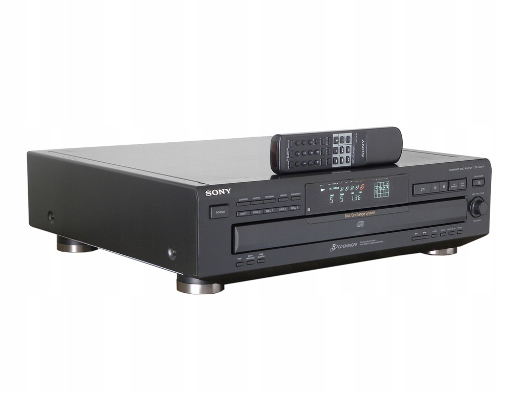 Купить SONY CDP-CE315 - CD-чейнджер на 5 компакт-дисков с дистанционным управлением: отзывы, фото, характеристики в интерне-магазине Aredi.ru
