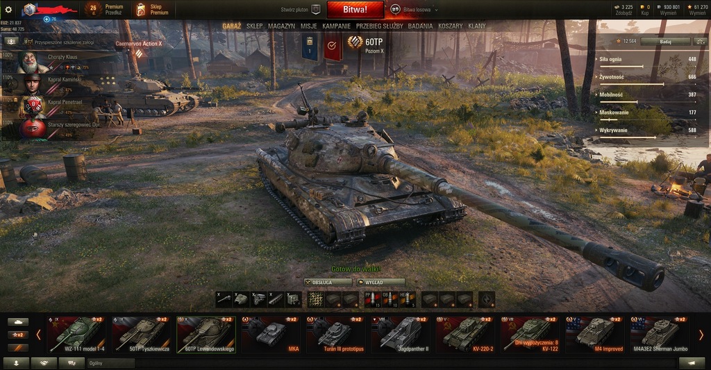 Konto WOT | World of Tanks 2x 10T, 3Dx 4, TS-5 etc