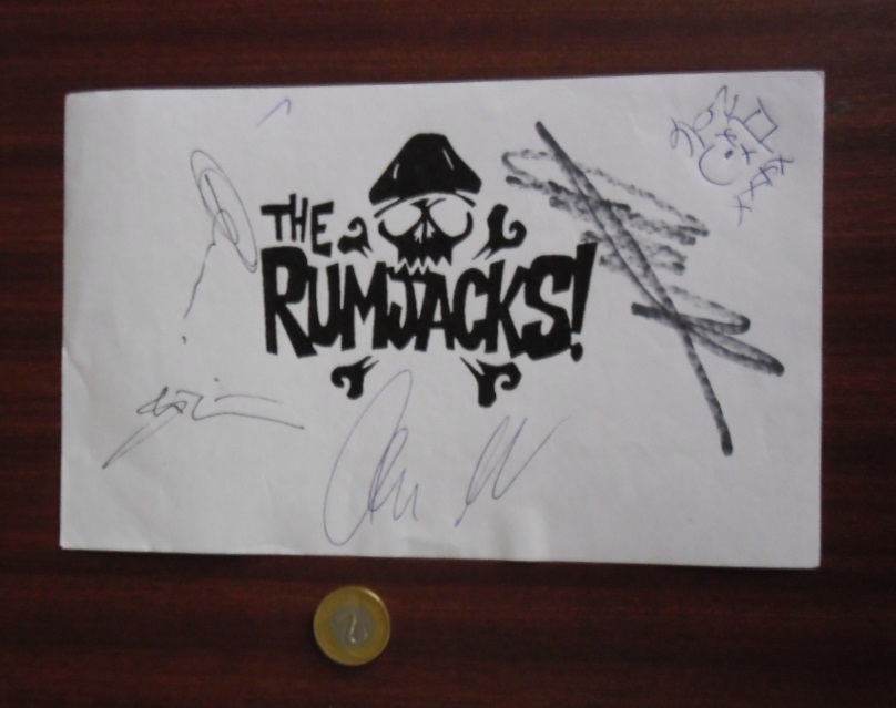 The Rumjacks (AUSTRALIA) autografy