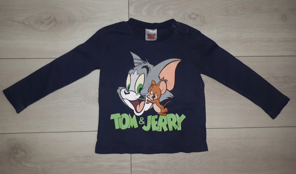 Bluzka Tom and Jerry 18-24 miesięcy/92cm*granat