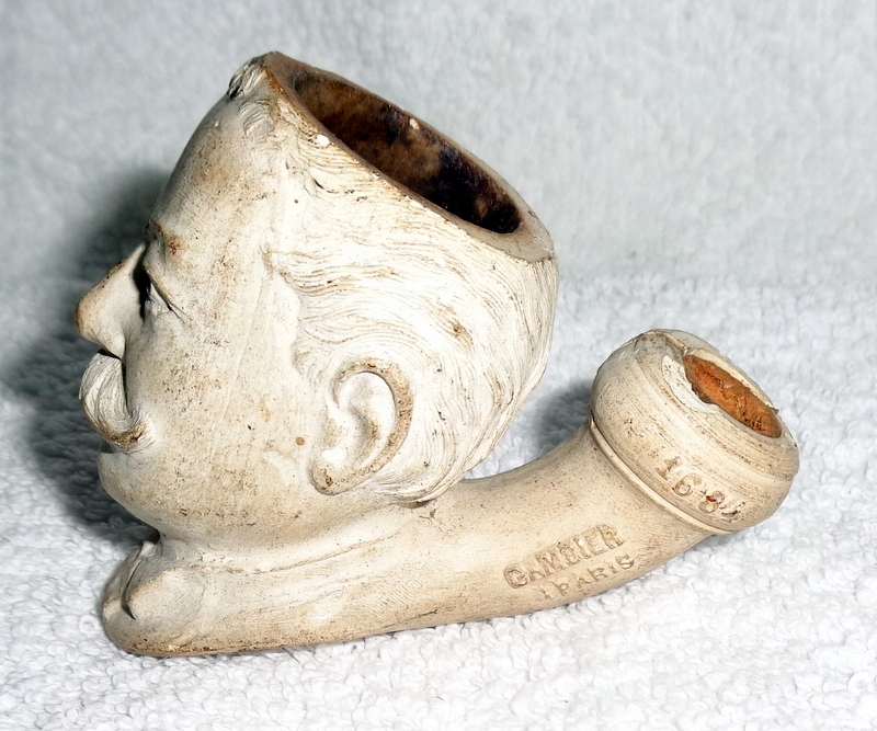 GAMBIER PARIS 1684 - stara fajka ceramiczna .