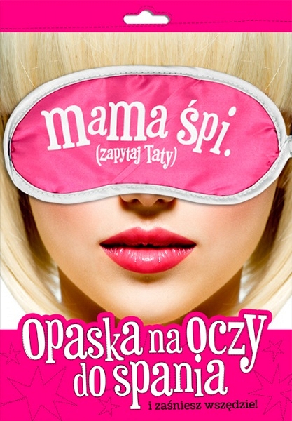 OPASKA na oczy MAMA ŚPI ZAPYTAJ TATY dzień matki