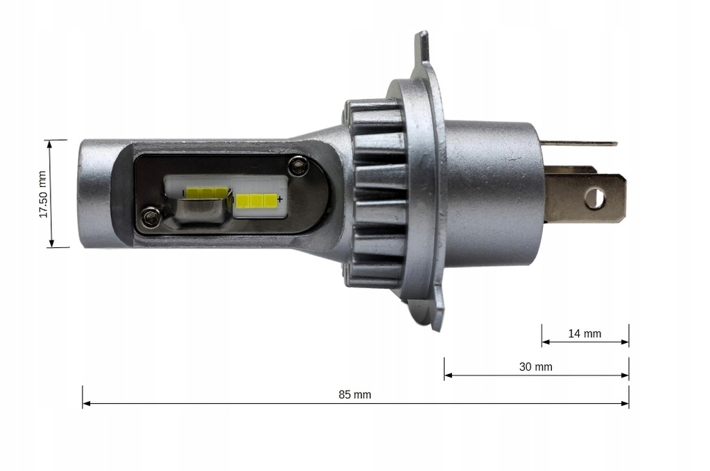 KOYOSO H4 żarówki LED do reflektorów 17000 lm 110W - 10838083593 -  oficjalne archiwum Allegro