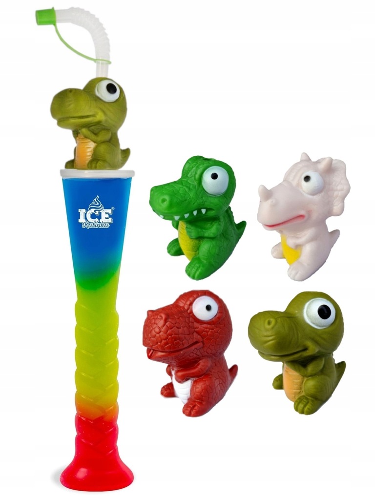 Kielich do granity – DINOZAUR – 80szt. L – kielichy slushy 350ml