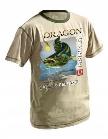 Dragon koszulka T-shirt SUM Kolor Sand r. L