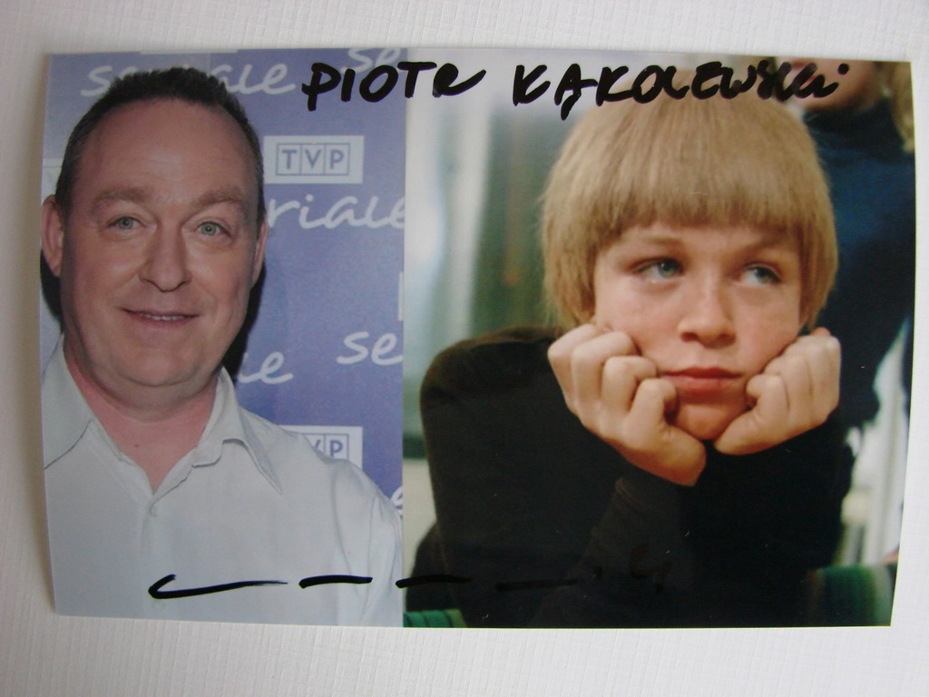 Piotr Kąkolewski - oryginalny autograf