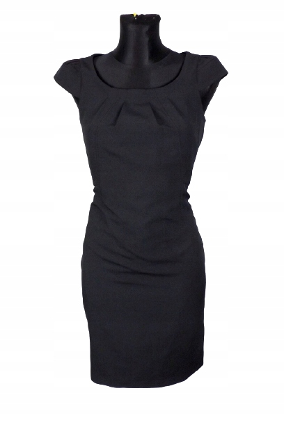 NEW LOOK ołówkowa klasyczna czarna sukienka 36