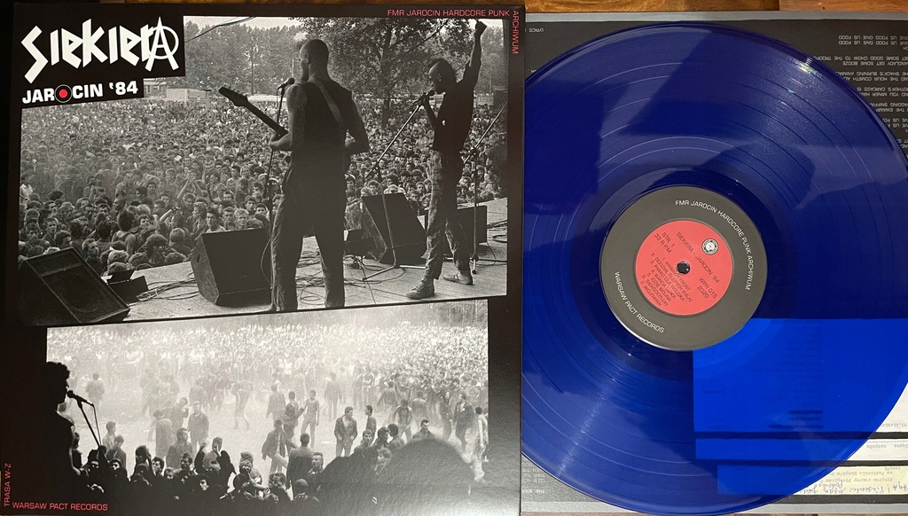 SIEKIERA – Jarocin '84 LP punk blue vinyl 1st press