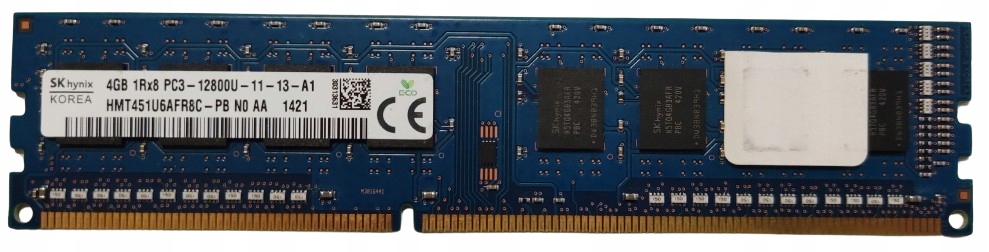 Pamięć RAM Hynix 4GB DDR3 1600MHz - HMT451U6AFR8C-PB