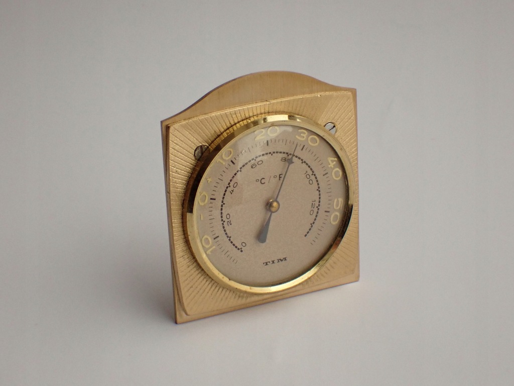 Sprawny Termometr Mosiądz + Plastik