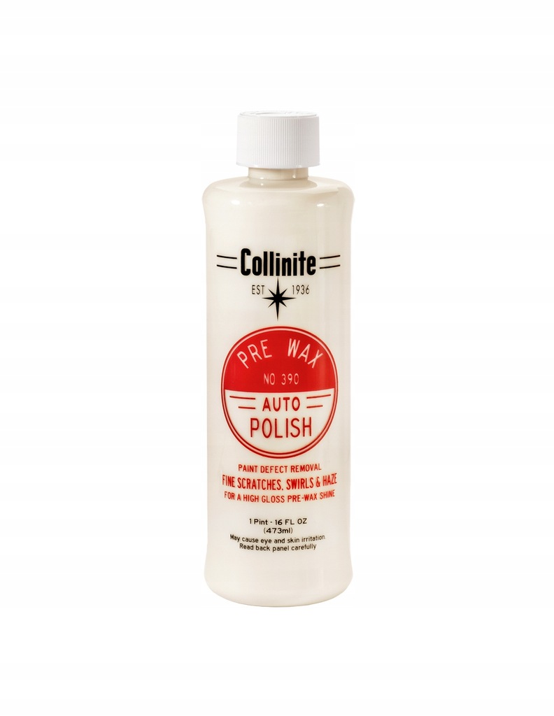 Collinite 390 Pre-wax Auto Polish 473ml - lekko ścierny cleaner pod wosk