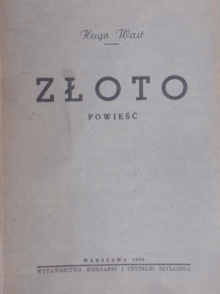 Wast Hugo - Złoto 1938 r.