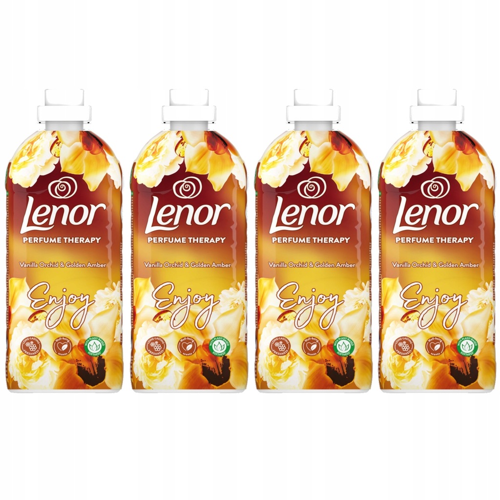 4x Płyn do płukania LENOR Vanilla Orchid Gold Amber 48 prań 1,2 l