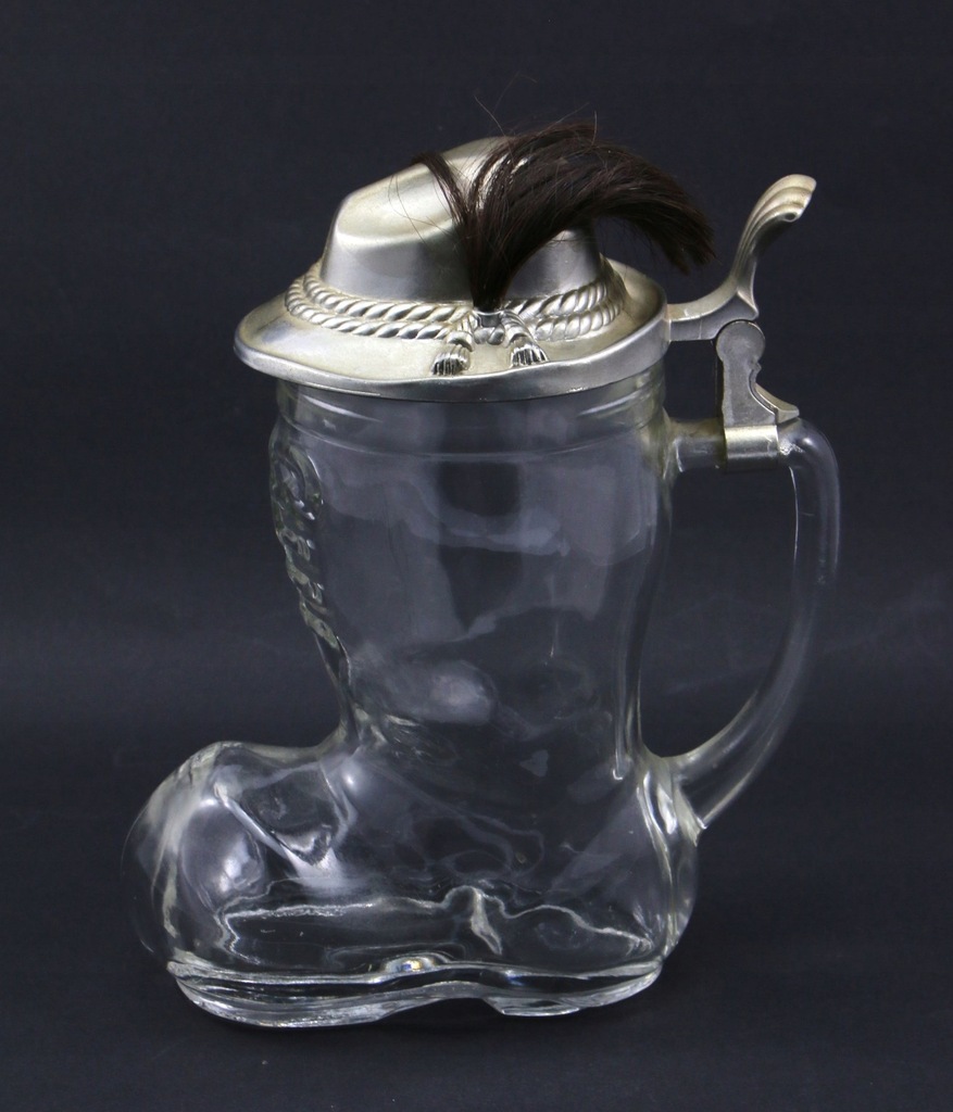 Kufel szklany but - Bierstiefel 0170