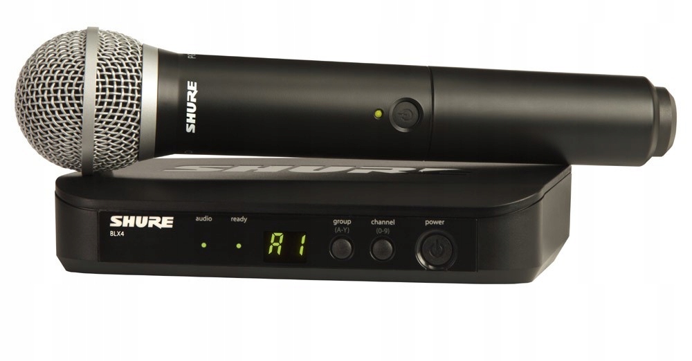 SHURE BLX24E/PG58 system bezprzewodowy z mikrofonem do ręki PG58