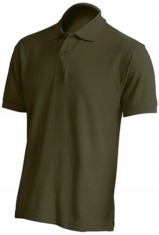 Koszulka POLO męska 100% bawełna khaki XL