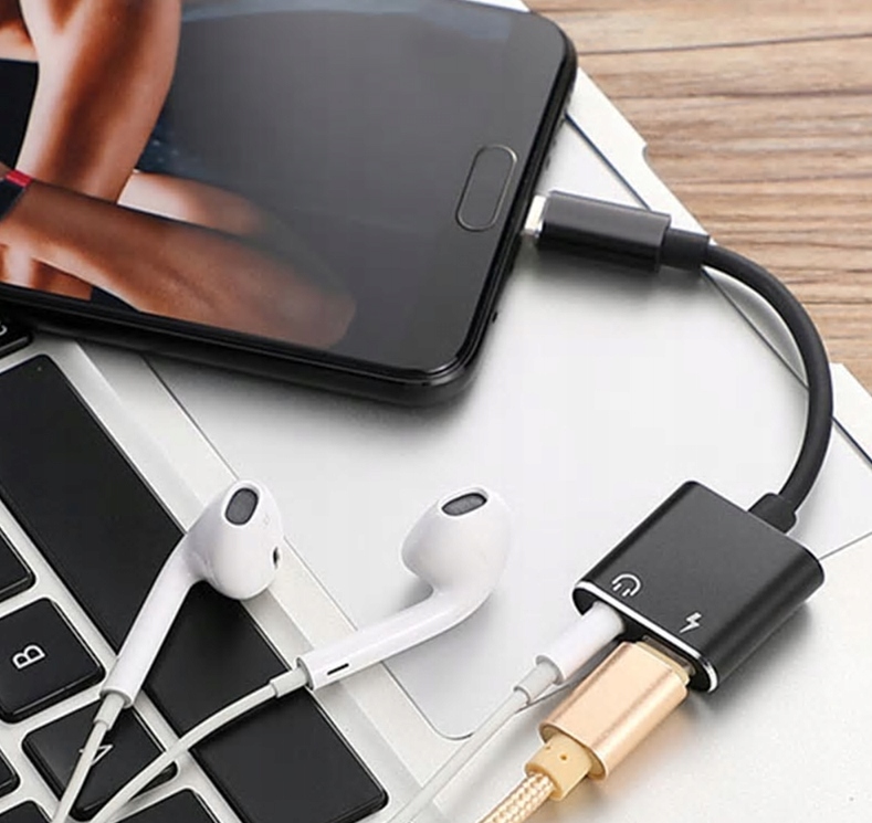 Купить АДАПТЕР USB TYPE-C ЗАРЯДНЫЙ КАБЕЛЬ + РАЗЪЕМ ДЛЯ НАУШНИКОВ: отзывы, фото, характеристики в интерне-магазине Aredi.ru