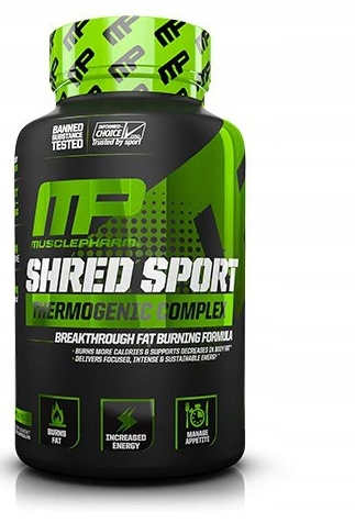 MUSCLE PHARM Shred Sport 60 kap SPALACZ TŁUSZCZU