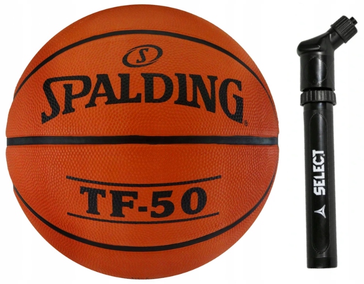 SPALDING PIŁKA DO KOSZYKÓWKI KOSZA TF-50+POMPKA r7