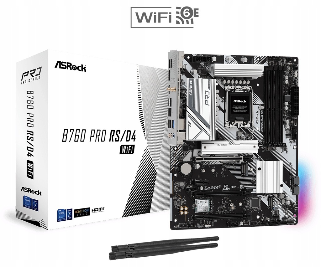 Płyta główna ASRock B760 PRO RS/D4 WIFI ATX Open BOX