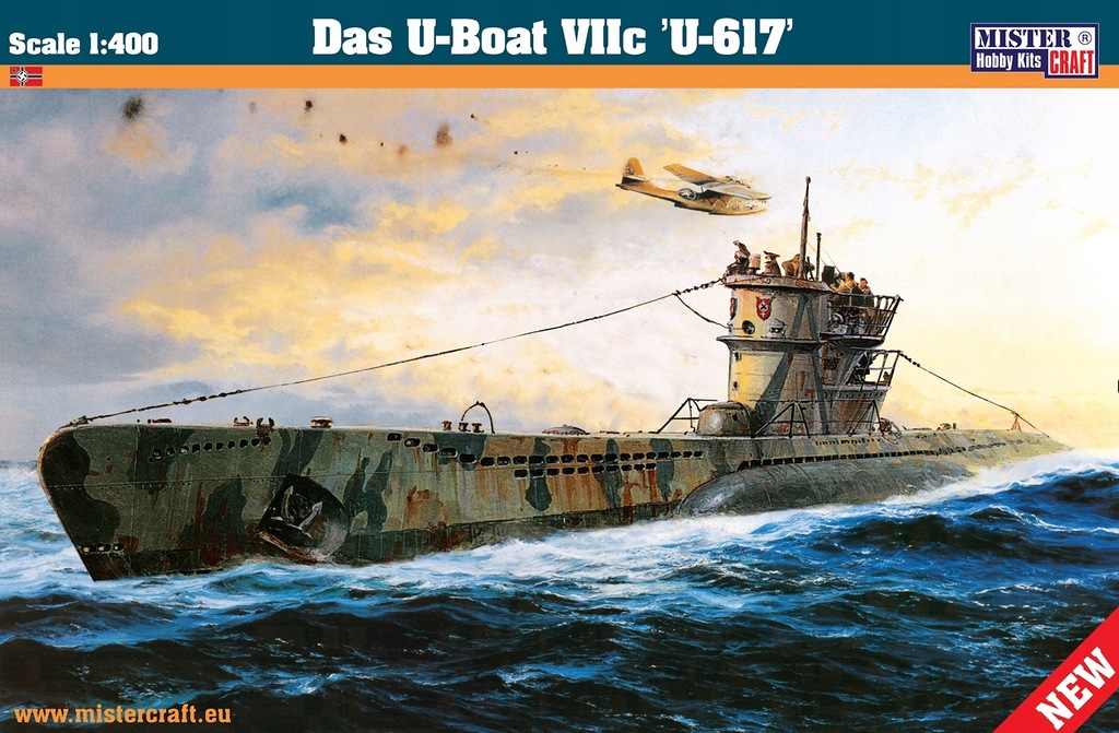 Купить U-BOAT VIIc Подводная лодка U-617 + КРАСКИ и КЛЕЙ: отзывы, фото, характеристики в интерне-магазине Aredi.ru