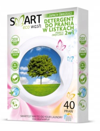Listki do prania Smart Eco Wash 40 szt.