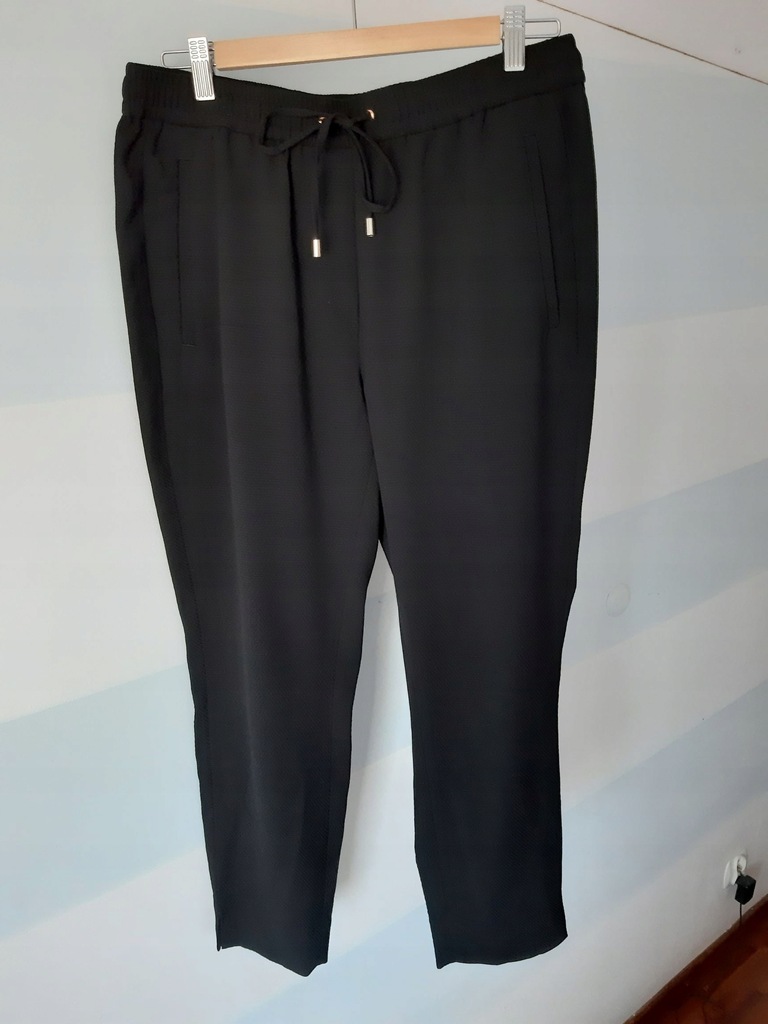 Czarne spodnie H&M r. 42 eleganckie