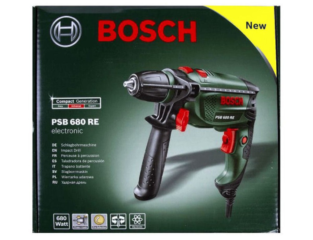 Купить ДРЕЛИ СТАНОК 680ВТ PSB 680 RE BOSCH: отзывы, фото, характеристики в интерне-магазине Aredi.ru