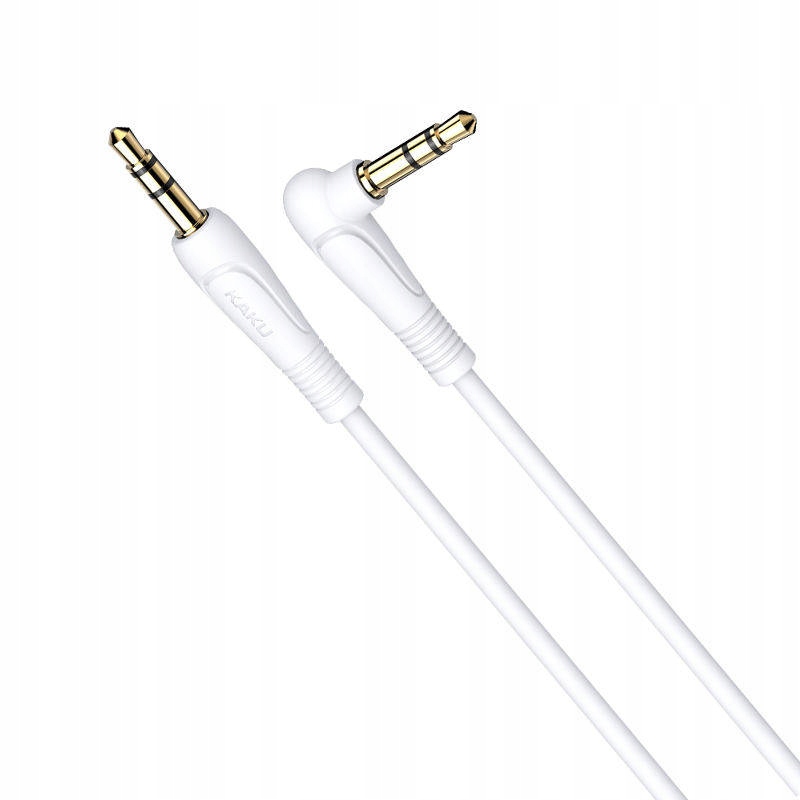 Kabel 1m Audio AUX minijack 3.5mm - minijack 3.5mm KAKU KSC-521 biały