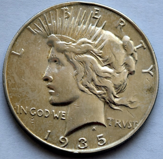 1 DOLLAR - LIBERTY 1935 S - RZADKI (W2)