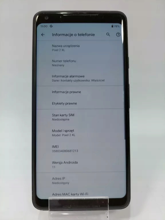 SMARTFON GOOGLE PIXEL 2 XL 4/64GB