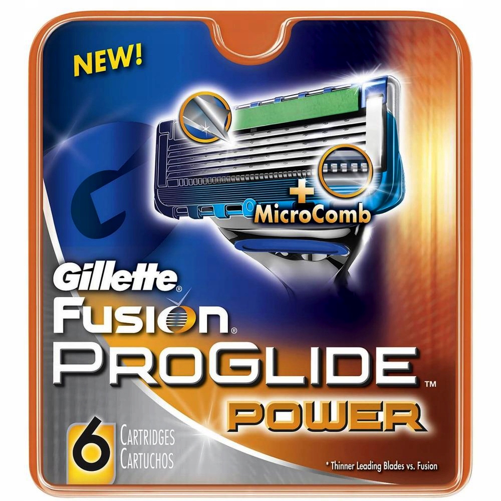 Gillette Fusion ProGlide Power wkłady ostrza 6szt