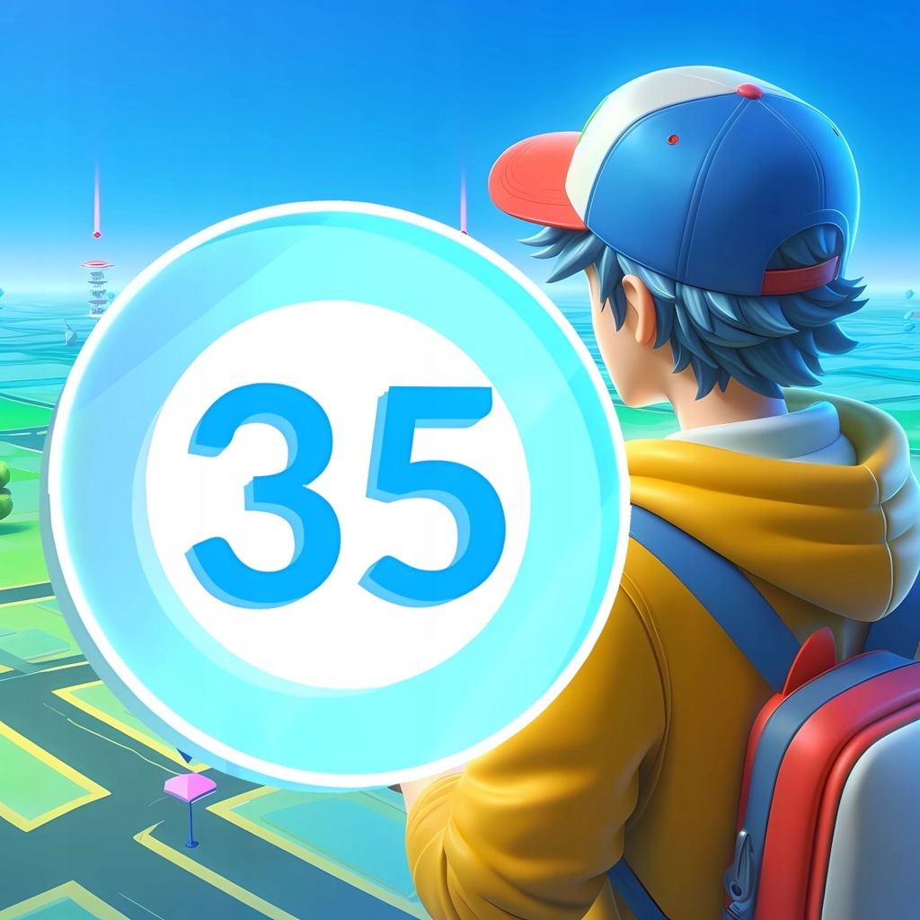 SUPER STARTER Pokemon GO konto Level 35, 19x IV100, 4x 3000CP, +1M Stardust