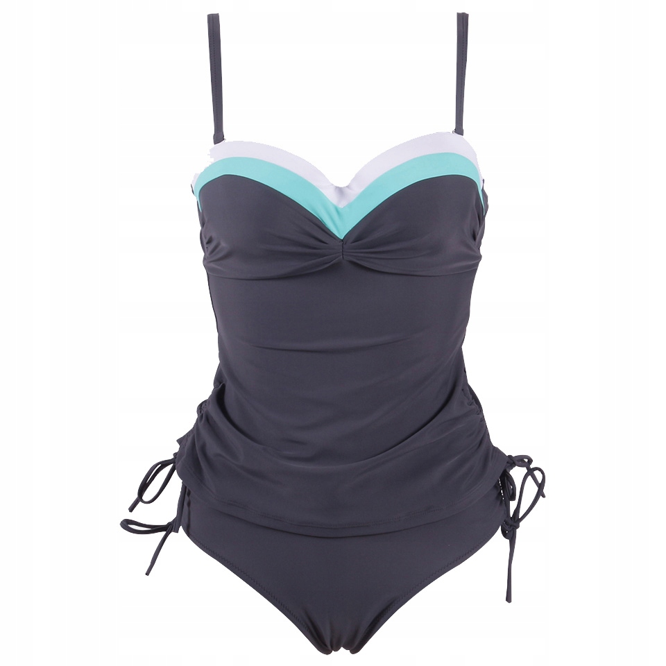 STRÓJ KĄPIELOWY TANKINI PUSH UP SIWIEC KOLORY M - 7780098399