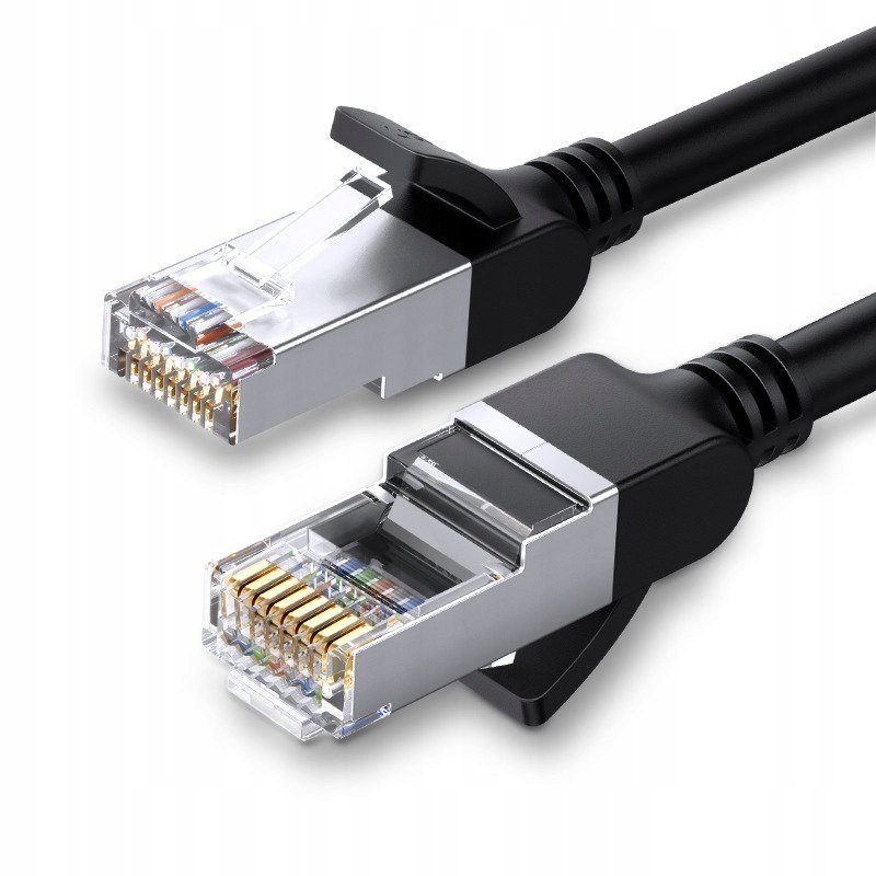 Kabel sieciowy UGREEN z metalowymi wtyczkami, Ethernet RJ45, Cat.6, UTP, 10