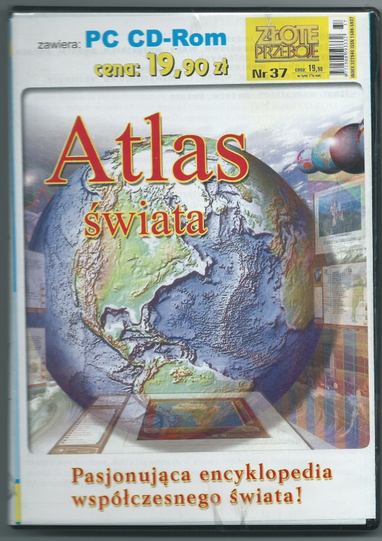 Atlas świata - CD - nowy, folia