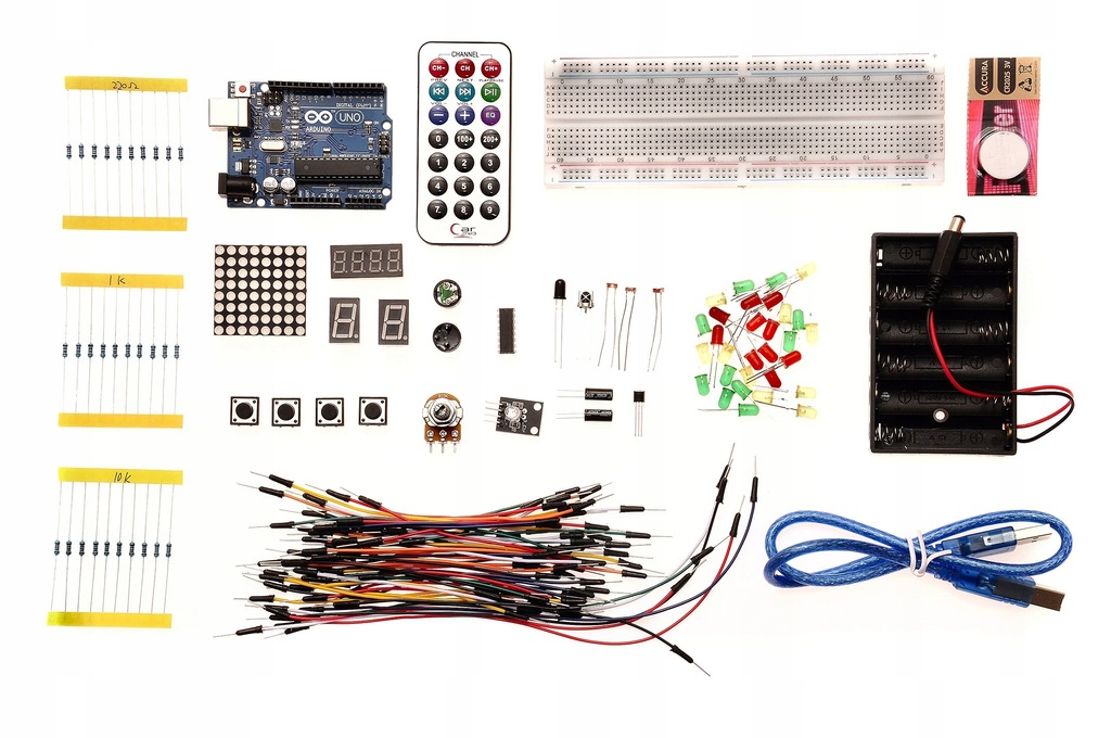 MEGA Zestaw Startowy ARDUINO Uno R3 XL DOT S1