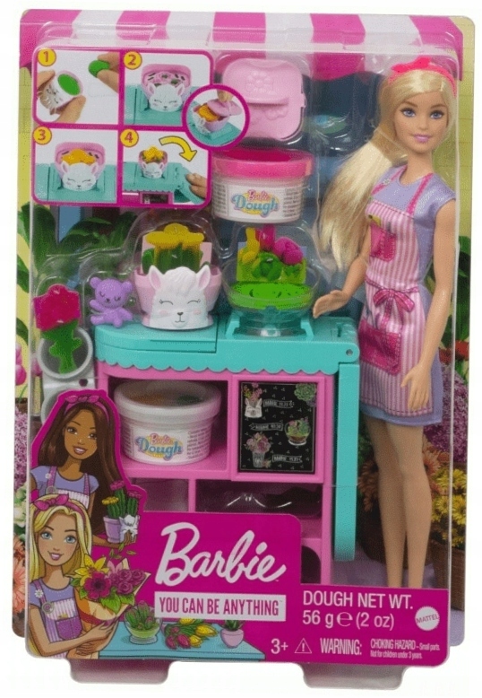 Barbie Kwiaciarnia Lalka Zestaw do zabawy
