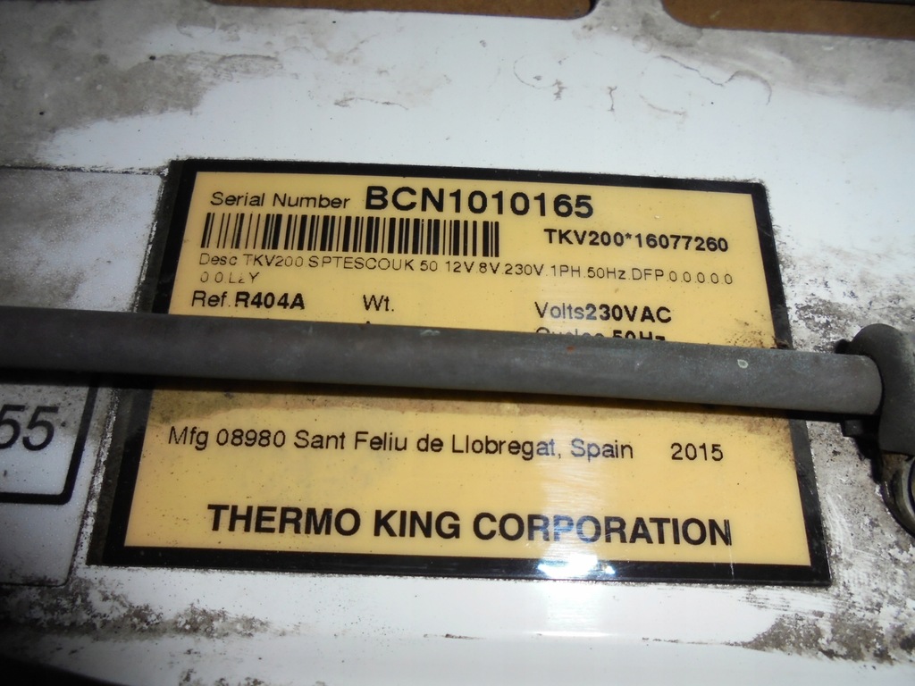 THERMO KING V200 MAX 12V 230V AGREGAT CHŁODNI 2015 11569369869