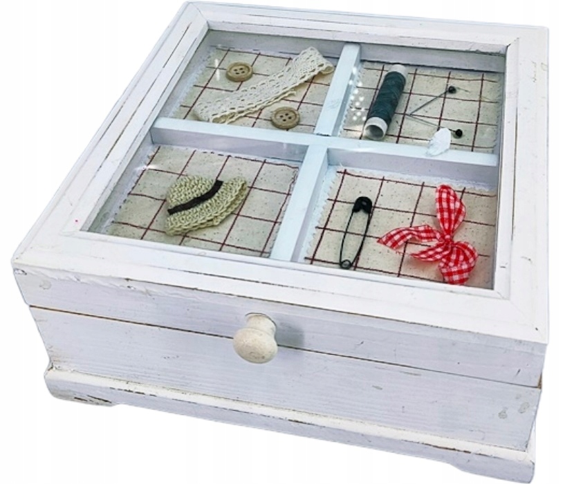 4802-28 ..... k#o PRZYBORNIK KRAWIECKI DREWNO 23CM