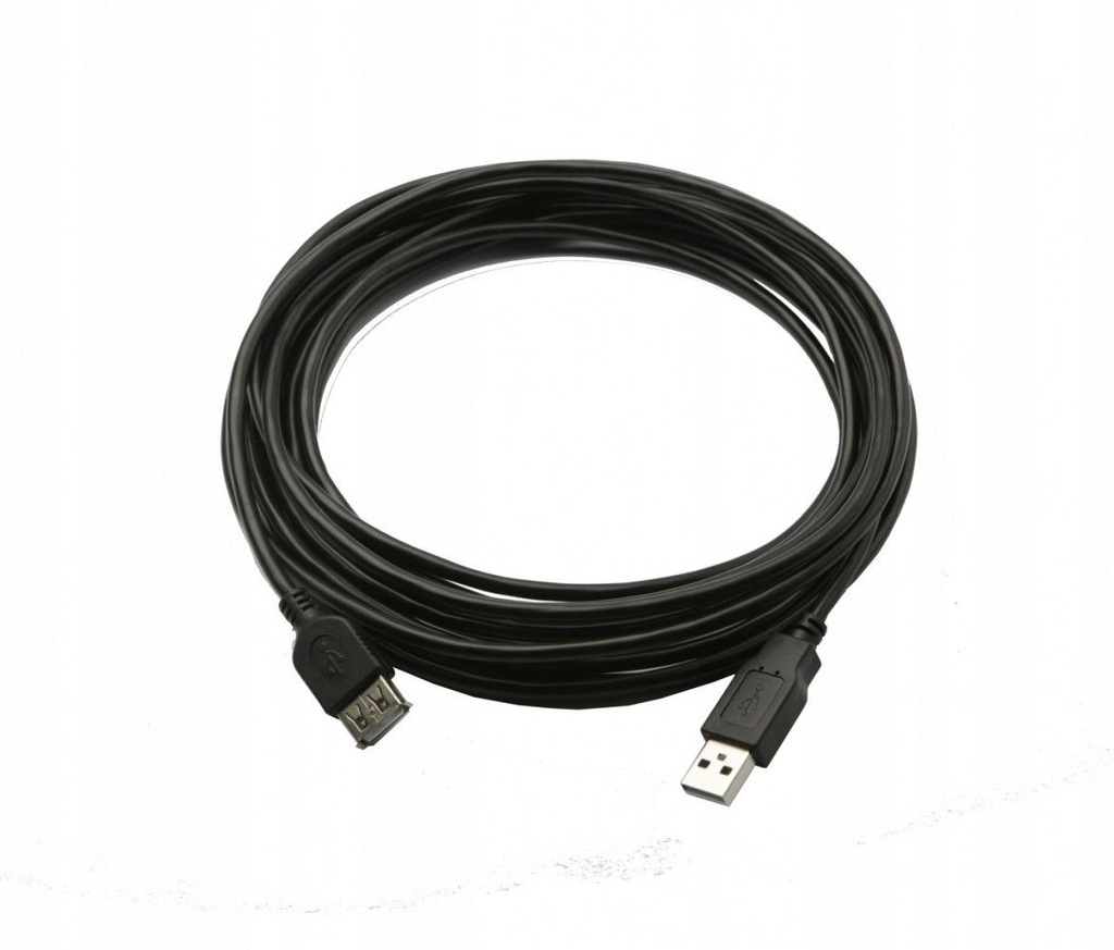 TB Kabel USB AM-AF 1.8m. przedłużacz czarny