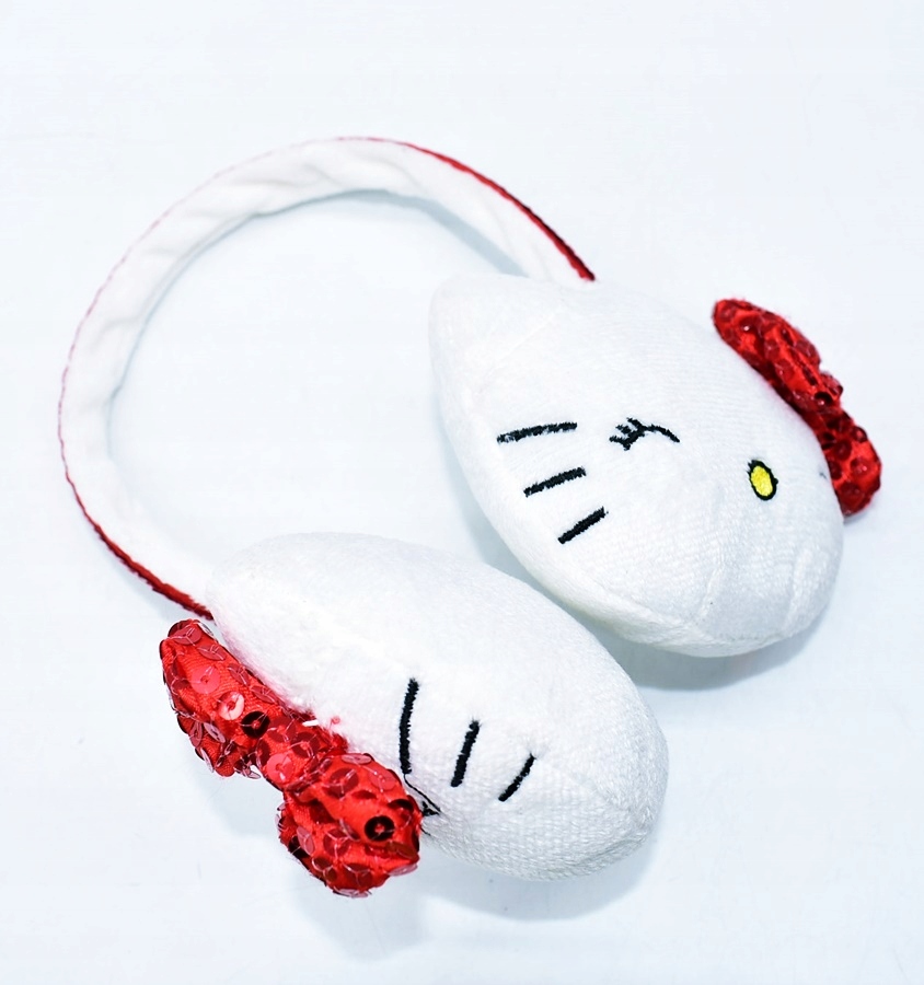 6393-26 ...HELLO KITTY... k#o NAUSZNIKI r.ONE SIZE